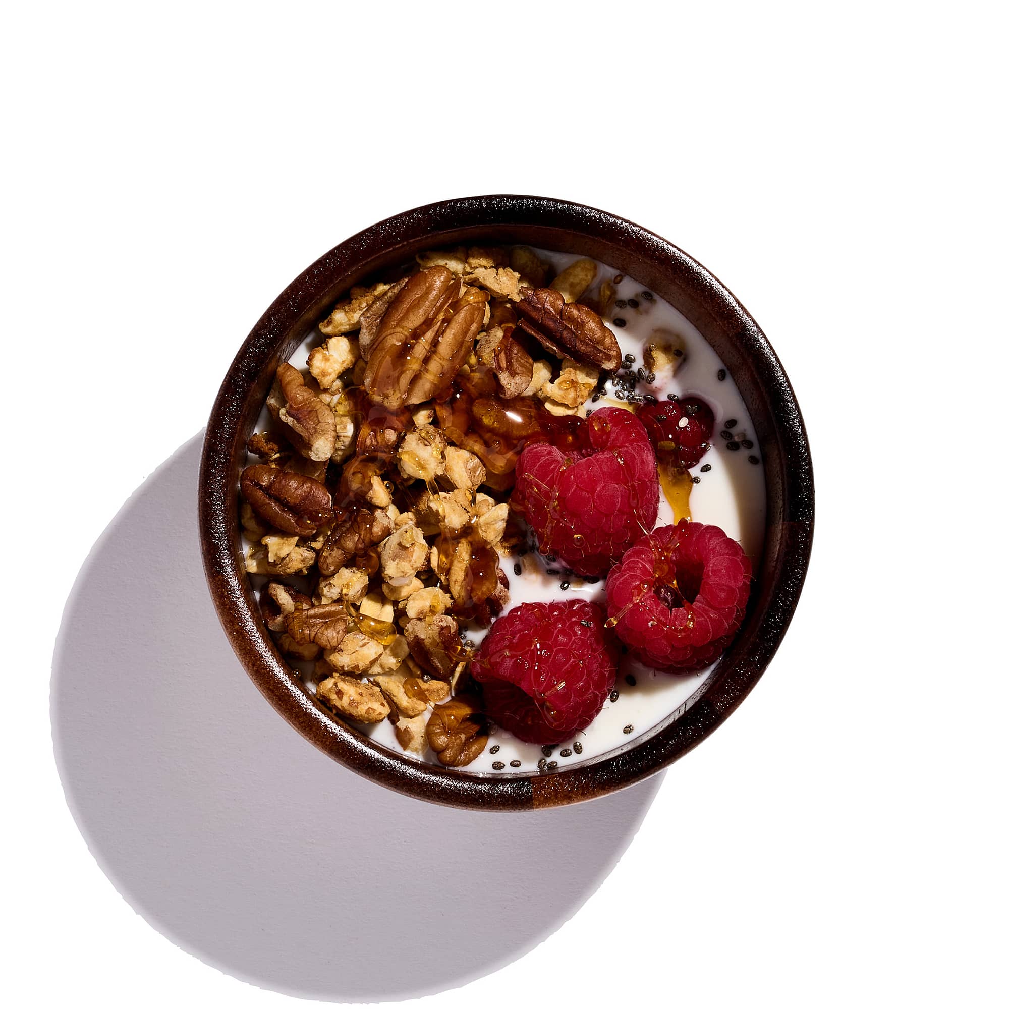 Yogurt parfait with pecans from Chase Pecan